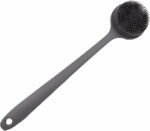 Long Handle Silicone Body Scrubber for Shower, Dual-Sided Back Scrubber Brush with Soft Bristles&Massage Nodes, Exfoliating Bath Brush for Hard to Reach Areas, Easy to Clean & Quick Dry, for Daily Use - Image 6