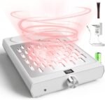AIKYA Professional Nail Dust Collector - 4000RPM Powerful Vacuum with 10 Speed Settings, Quiet Cordless Extractor for Acrylic Nails, Salon & Home Use