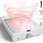 AIKYA Professional Nail Dust Collector - 4000RPM Powerful Vacuum with 10 Speed Settings, Quiet Cordless Extractor for Acrylic Nails, Salon & Home Use