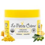 La Petite Creme French Organic Diaper Balm (1 oz) - Healing & Nourishing Diaper Cream - Gentle & Safe Liniment Baby Lotion - USDA Certified Organic - Baby Essentials for Newborn - Image 2