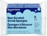 Basics Non-Scratch Dual-Sided Sponges for Nonstick Pots and Pans, Dish Scrubber, All-Purpose, 6-Pack, Packaging May Vary - Image 3
