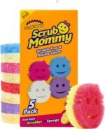 Scrub Daddy Scrub Mommy Sponges - Dish Scrubber + Non-Scratch Cleaning Sponges Kitchen, Bathroom + Multi-Surface Safe - Dual-Sided Dish Sponges for Scrubbing - Online Exclusive (3 Count) - Image 3