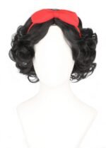 Black Removable Fluffy Beehive Wig for Girls or Women Witch Halloween Costume Wig - Image 12