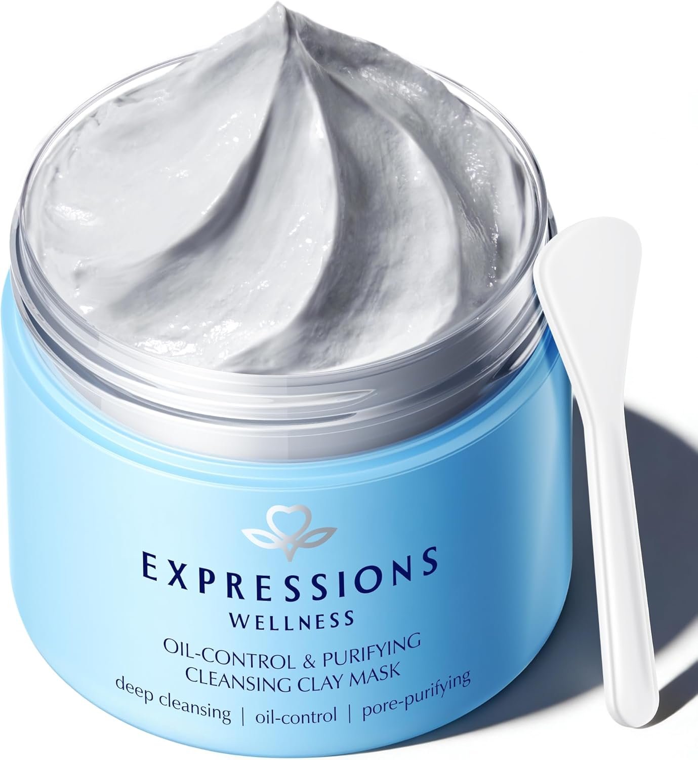 71WFZZsYbCL._AC_SL1500_.jpg Clay Mask for Face: Deep Cleansing Pore, Dead Sea Mud Mask with Salicylic Acid, Oil-Control, Reduces Acne – for Sensitive, Oily & Acne-Prone Skin, 4.06 Oz - Image 1