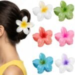 12 Pack Flat Hair Clips Set for Women –Matte Neutral Claw Clips, Flat Barrettes & Flower Hair Pins in Black, Blonde,Light Brown & Dark Brown, Strong Hold Styling Accessories for Thick & Thin Hair - Image 2