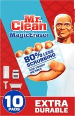 Mr. Clean Magic Eraser Sponge, All Purpose Cleaner, Cleaning Scrubber, Wall, Sneaker, Kitchen, Bathroom, Shower Cleaner, Cleaning Supplies, Melamine Sponge, Cleaning Pads, Extra Durable, 10ct - Image 8
