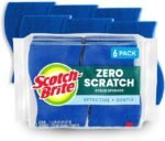 Scotch-Brite Zero Scratch Scrub Sponge, 6 Kitchen Sponges for Cleaning Around the Home, Bathroom & More, Scratch-free Dish Scrubber, Multi-surface Safe, Best for Nonstick Pots and Pans - Image 11