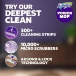 Swiffer PowerMop Multi-Surface Mop Kit for Floor Cleaning, Fresh Scent, Mopping Kit Includes PowerMop, 2 Mopping Pad Refills, 1 Floor Cleaning Solution with Fresh Scent and 2 Batteries - Image 2