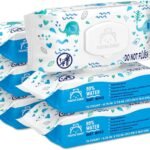 Brand - Mama Bear 99% Water Baby Wipes, Hypoallergenic, Fragrance Free,72 Count (Pack of 6)