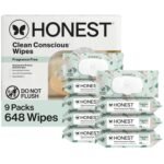The Honest Company Hypoallergenic Multi-Use Baby Wipes for Sensitive Skin, Geo Mood, 288 Count - Image 5