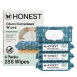 The Honest Company Hypoallergenic Multi-Use Baby Wipes for Sensitive Skin, Geo Mood, 288 Count - Image 7
