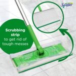 Swiffer Sweep + Mop, Wet Pads Refill, Floor Cleaner for Dirt, Dust, Hair, Cleaning Cloths for Mopping Home, Bathroom, Kitchen, All Purpose Multi-Surface Floor Wipes, Fresh, 24ct - Image 4