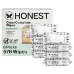The Honest Company Hypoallergenic Multi-Use Baby Wipes for Sensitive Skin, Geo Mood, 288 Count - Image 11