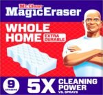 Mr. Clean Magic Eraser Sponge, All Purpose Cleaner, Cleaning Scrubber, Wall, Sneaker, Kitchen, Bathroom, Shower Cleaner, Cleaning Supplies, Melamine Sponge, Cleaning Pads, Extra Durable, 10ct - Image 5
