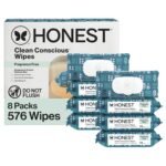 The Honest Company Hypoallergenic Multi-Use Baby Wipes for Sensitive Skin, Geo Mood, 288 Count - Image 8