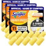 Swiffer Dusters Heavy Duty Multi-Surface Duster Refills for Cleaning, Unscented, 11 Count