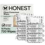 The Honest Company Hypoallergenic Multi-Use Baby Wipes for Sensitive Skin, Geo Mood, 288 Count - Image 24
