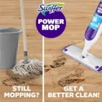 Swiffer PowerMop Multi-Surface Mop Kit for Floor Cleaning, Fresh Scent, Mopping Kit Includes PowerMop, 2 Mopping Pad Refills, 1 Floor Cleaning Solution with Fresh Scent and 2 Batteries - Image 4