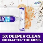Swiffer PowerMop Multi-Surface Mop Kit for Floor Cleaning, Fresh Scent, Mopping Kit Includes PowerMop, 2 Mopping Pad Refills, 1 Floor Cleaning Solution with Fresh Scent and 2 Batteries - Image 6