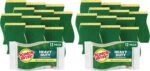 Scotch-Brite Heavy Duty Scrub Sponge, 6 Kitchen Sponges Designed for Tough Messes in the Kitchen that Last 3X Longer*, Best for Cast Iron Skillets and Outdoor Grills, Flexible, Durable, and Strong - Image 5