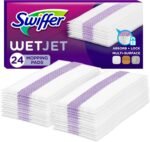 Swiffer WetJet Hardwood Floor Cleaner Spray Mop Pad Refill, Bathroom Cleaning Supplies, Hardwood Floor Cleaner, Multi Surface, 24 Count - Image 2