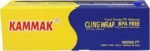 KAMMAK Plastic Wrap with Slide Cutter - 12 Inch Food Service Cling Film Roll - Clear Refillable Stretch Film - 1000 SQ FT Wrap - Bulk Quick Cut for Restaurant, Kitchen - Image 3