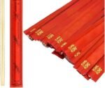 52USA Disposable Bamboo Chopsticks (100 Sets) - 9'' Long, UV Treated, Individually Wrapped Japanese and Chinese Wooden Chopsticks Bulk