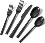 KINGSTONE Silverware Set, 40-Piece Forged Flatware Cutlery Set Premium Stainless Steel, Service for 8, for Home, Wedding, Party,Gift, Mirror Polished and Dishwasher Safe - Image 5