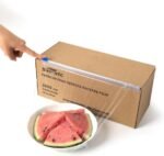 Plastic Food Wrap Thick Enough for daily use Stronger for Comercial Use Durable With Slide Cutter 12"wide 2000 Feet long Home and Commercial Use Food Service - Image 2