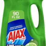 Ajax Ultra Liquid Dish Soap Orange Scent, Triple Action, 90 fl oz Bottle