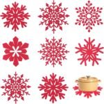 20 Pcs Felt Pot and Pan Protectors Larger & Thicker Colorful Pot Separators Pads 9/12/14/16 Inch for Stacking and Protecting Glassware, Cookware and More (Refreshing) - Image 5