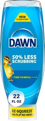 Dawn EZ-Squeeze Ultra Dish Soap, Dishwashing Liquid, Original, Dish Soap Refill, 22 fl oz - Image 3