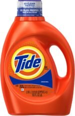 Tide Laundry Detergent Liquid, Original Scent, 64 Loads, 80 FL OZ, Works on 100% of Common Stains, Laundry Soap, Liquid Laundry Detergent - Image 34