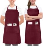 Utopia Kitchen 2 Pack Bib Apron, Adjustable with 2 Pockets, Water and Oil Resistant, Cooking Kitchen Chef Apron for Women Men - Image 4
