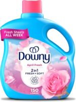 Downy Liquid Fabric Softener, April Fresh 2-in-1 Fresh & Soft, 140 Fl Oz, 190 Loads, Fabric Conditioner For Freshness And Softness - Image 7