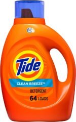 Tide Laundry Detergent Liquid, Original Scent, 64 Loads, 80 FL OZ, Works on 100% of Common Stains, Laundry Soap, Liquid Laundry Detergent - Image 25