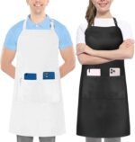 Utopia Kitchen 2 Pack Bib Apron, Adjustable with 2 Pockets, Water and Oil Resistant, Cooking Kitchen Chef Apron for Women Men - Image 2
