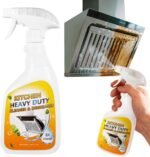 Degreaser Cleaner Heavy Duty Spray: Foaming Kitchen Cleaner Spray Cuts Through Baked-On Grease on Ovens Stove Tops Grills - Clean Up Kitchen Oil Stains Spray for Multi-Surface Cookware & Countertop - Image 2