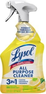 Lysol All Purpose Cleaner Spray, Multi-Purpose Disinfecting Spray, Kitchen & Bathroom Cleaner, Lemon Breeze Scent, 32 Fl Oz - Image 8