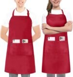 Utopia Kitchen 2 Pack Bib Apron, Adjustable with 2 Pockets, Water and Oil Resistant, Cooking Kitchen Chef Apron for Women Men - Image 7