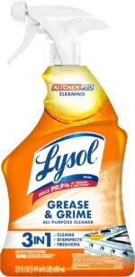 Lysol Pro Kitchen Spray Cleaner and Degreaser, Antibacterial All Purpose Cleaning Spray for Kitchens, Countertops, Ovens, and Appliances, Citrus Scent, 22oz - Image 3