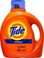 Tide Laundry Detergent Liquid, Original Scent, 64 Loads, 80 FL OZ, Works on 100% of Common Stains, Laundry Soap, Liquid Laundry Detergent