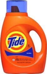 Tide Laundry Detergent Liquid, Original Scent, 64 Loads, 80 FL OZ, Works on 100% of Common Stains, Laundry Soap, Liquid Laundry Detergent - Image 10