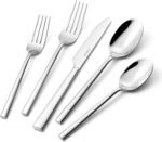 KINGSTONE Silverware Set, 40-Piece Forged Flatware Cutlery Set Premium Stainless Steel, Service for 8, for Home, Wedding, Party,Gift, Mirror Polished and Dishwasher Safe - Image 4