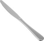 Basics Stainless Steel Dinner Knives with Round Edge, Silverware, Table Knives, Restaurant Quality, Pack of 12, Silver - Image 2