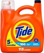 Tide Laundry Detergent Liquid, Original Scent, 64 Loads, 80 FL OZ, Works on 100% of Common Stains, Laundry Soap, Liquid Laundry Detergent - Image 20