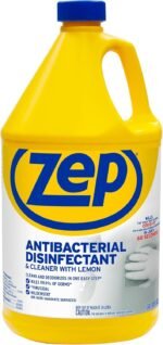 Zep Commercial 1041688 Antibacterial Disinfectant Cleaner with lemon , 1 gal Bottle