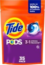 Tide PODS laundry detergent pacs, 3-in-1 Stain Remover, Odor Fighter, Color Protector, 112 Count, HE compatible, Original Scent - Image 4