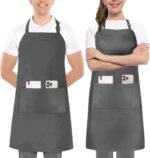 Utopia Kitchen 2 Pack Bib Apron, Adjustable with 2 Pockets, Water and Oil Resistant, Cooking Kitchen Chef Apron for Women Men - Image 14