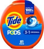 Tide PODS laundry detergent pacs, 3-in-1 Stain Remover, Odor Fighter, Color Protector, 112 Count, HE compatible, Original Scent - Image 11